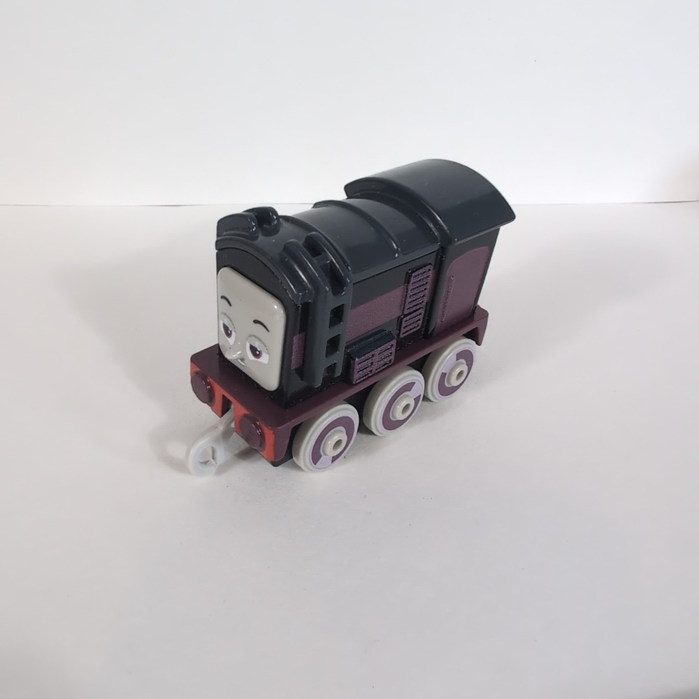 Thomas and Friends All Engines Go Diesel Push Along Toy Train HBX97 Black Purple